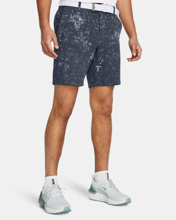 Men's UA Drive Printed Tapered Shorts, Gray, pdpMainDesktop image number 0